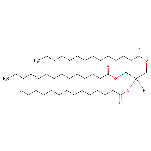trimyristin structure